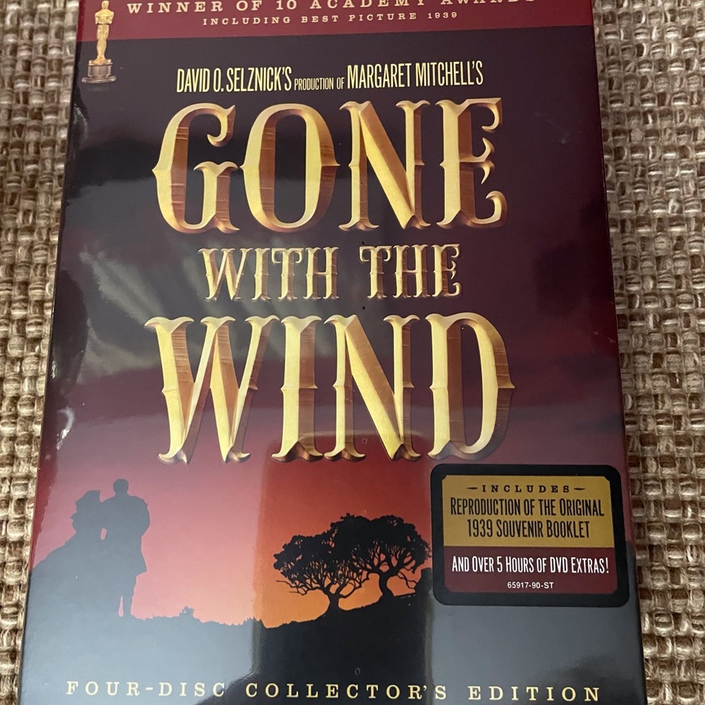 Gone With the Wind (DVD, 2004, 4-Disc Set) Collectors Edition Brand New Sealed